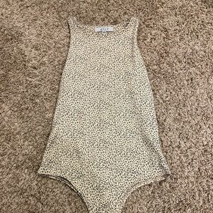 cheetah print body suit, super soft